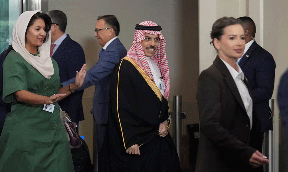 Saudi foreign minister arrives in Washington for talks with Rubio