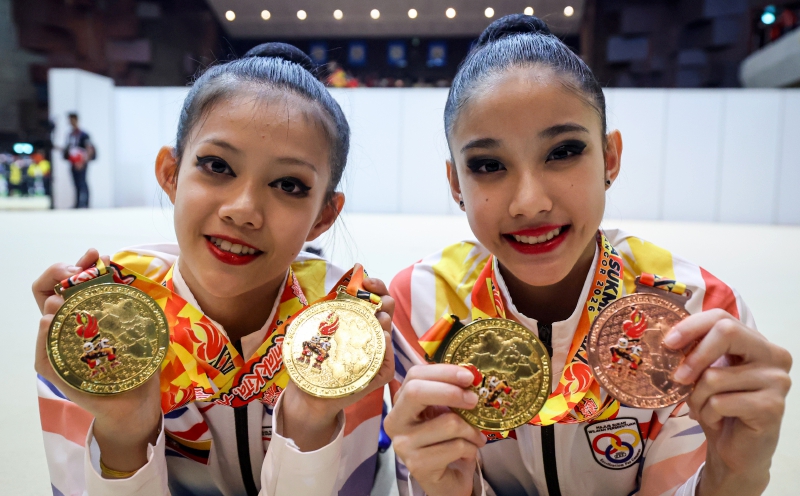 Gymnast Cassidy flips the script from beginner to double Sukma champion