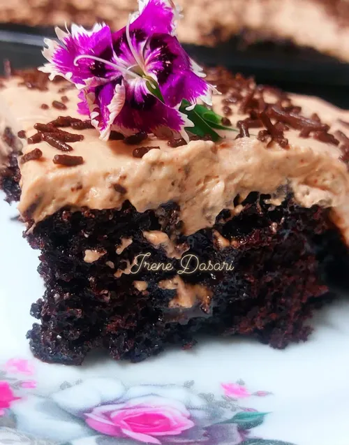 Eggless Triple Chocolate Mousse Cake