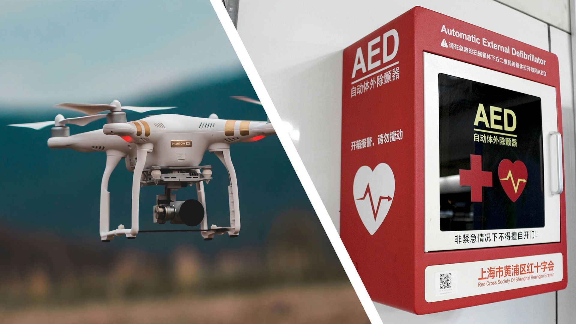 Study drone defibrillator delivery could significant improve coverage