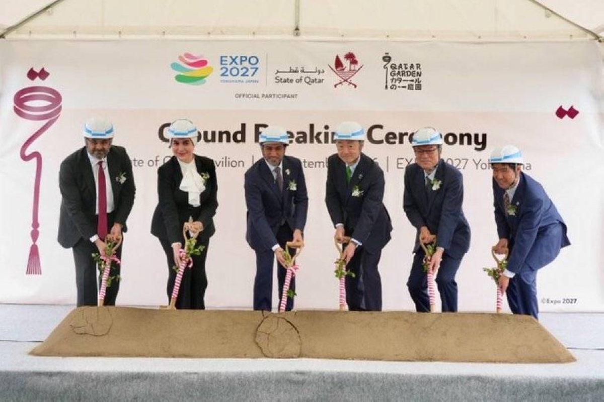 State of Qatar lays foundation stone for its pavilion at International Horticultural Exhibition "GREEN×EXPO 2027" in Japan