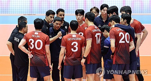 (Asiad) S. Korea beats Chinese Taipei to qualify for men's volleyball quarterfinals