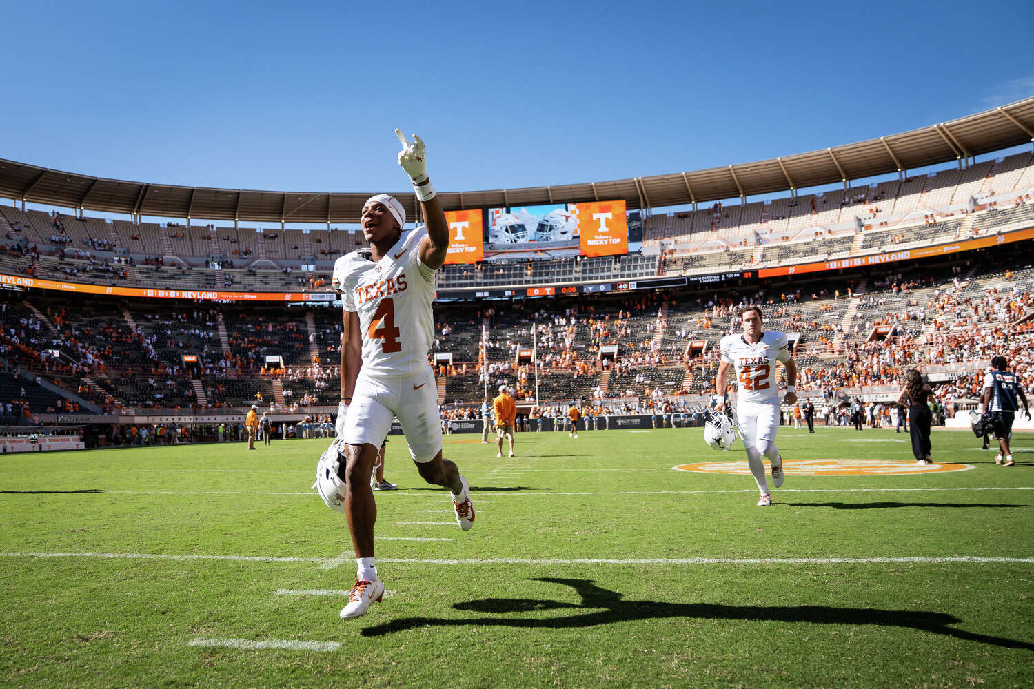 Jermaine Bishop may be 'the one' for Texas football. Is that on offense, defense or both?