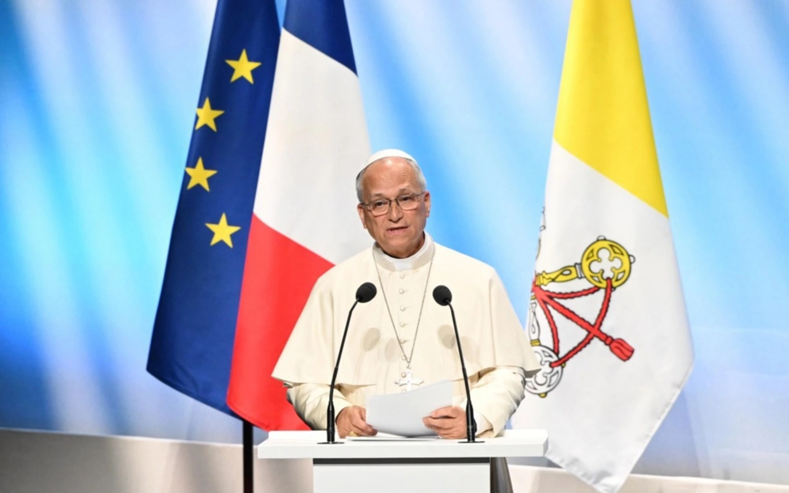 Pope calls on Europe to help combat ‘deceit and lies’ in international ties