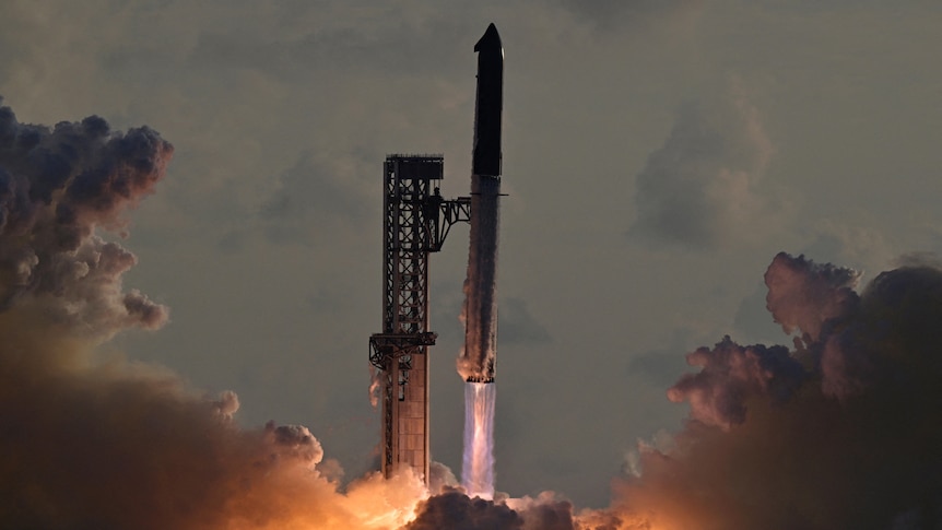 SpaceX's Starship rocket reaches orbit for first time after engine failure