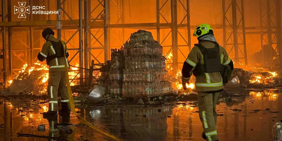 Elevated ammonia levels detected after Russian strike on warehouse in Brovary district