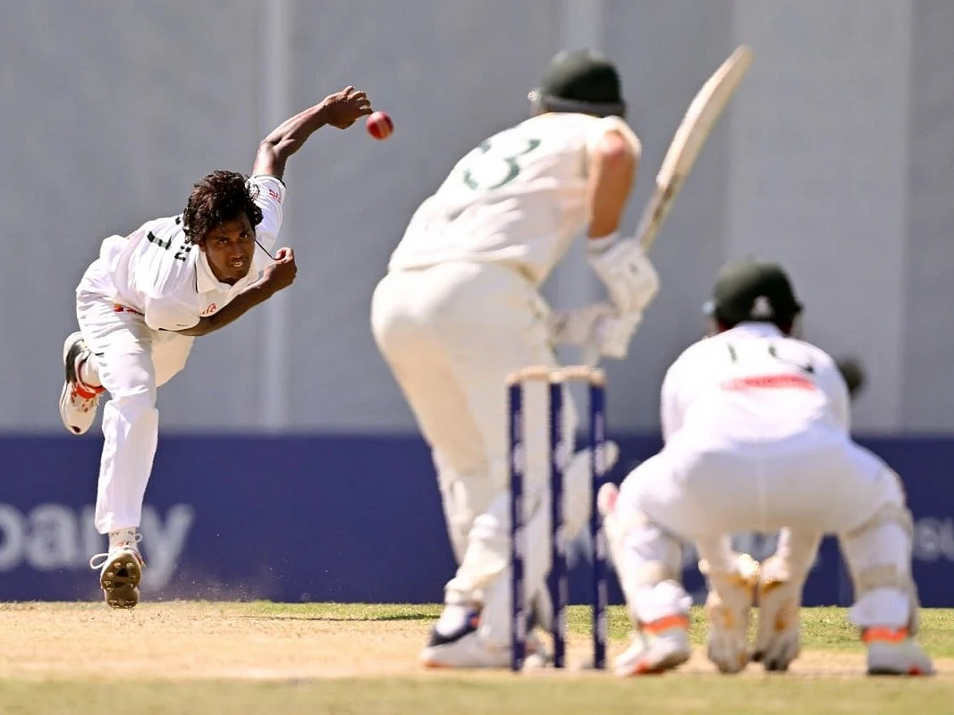 Bangladesh seize control as Australia stumble in Darwin Test