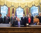 Trump unveils plan for $15bn Iowa steel plant he calls biggest in US history