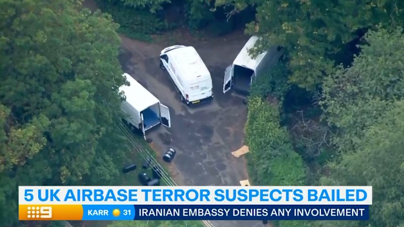 UK terror suspects released on bail