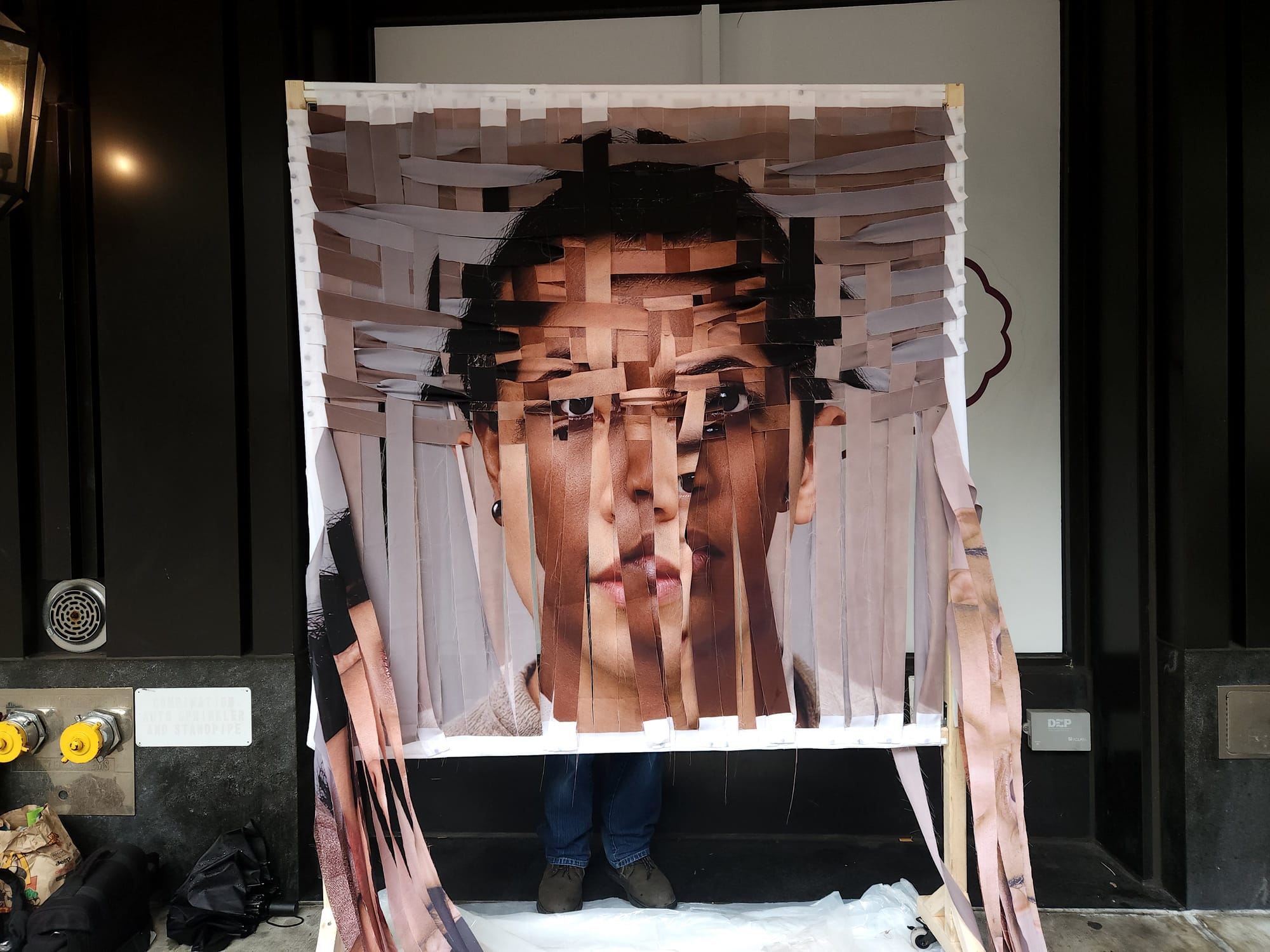 Art in Odd Places Participants Seek Utopia Under Dark Clouds