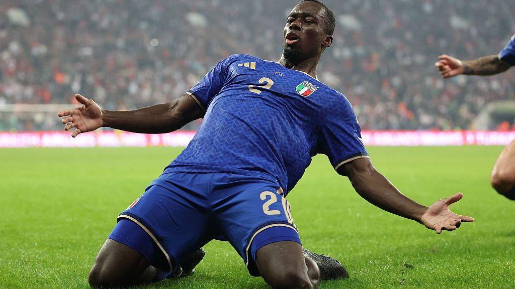 Mancini enjoys first win since return as Italy boss