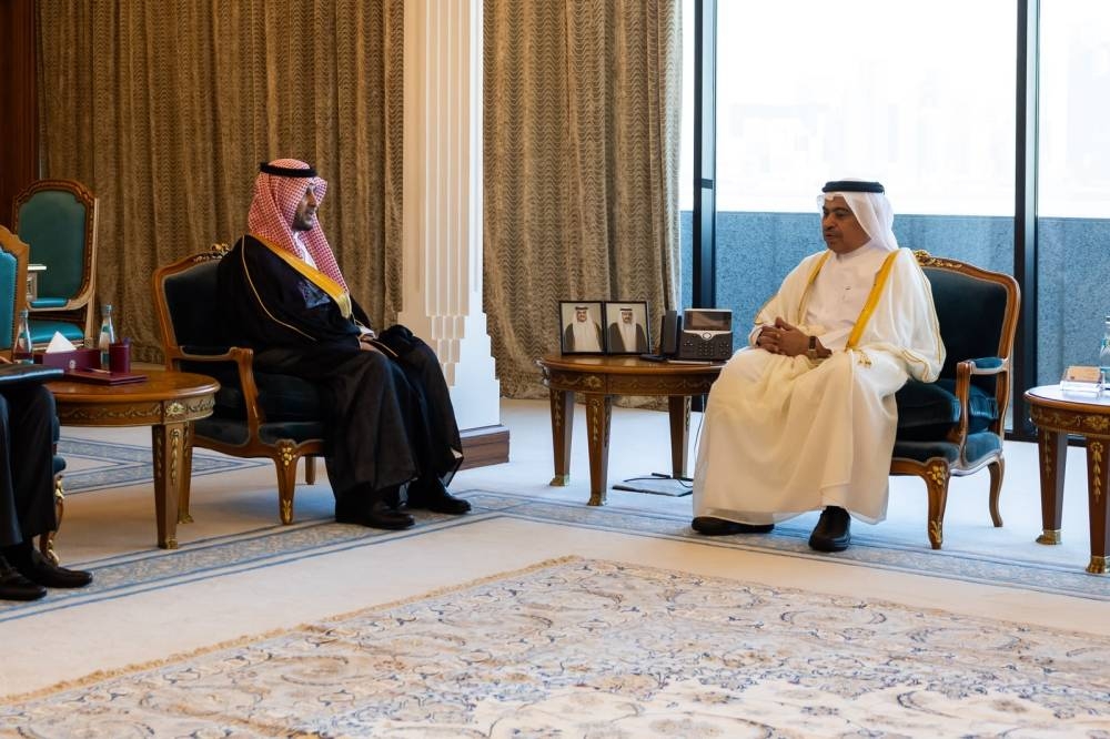 Al Kuwari meets with President of OPEC Fund for International Development