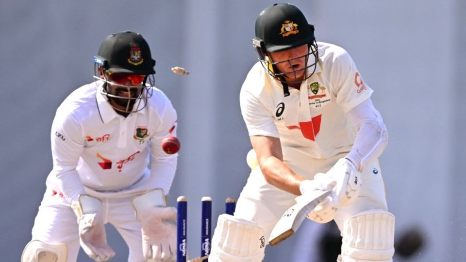 Bangladesh chip away to keep famous victory in sight