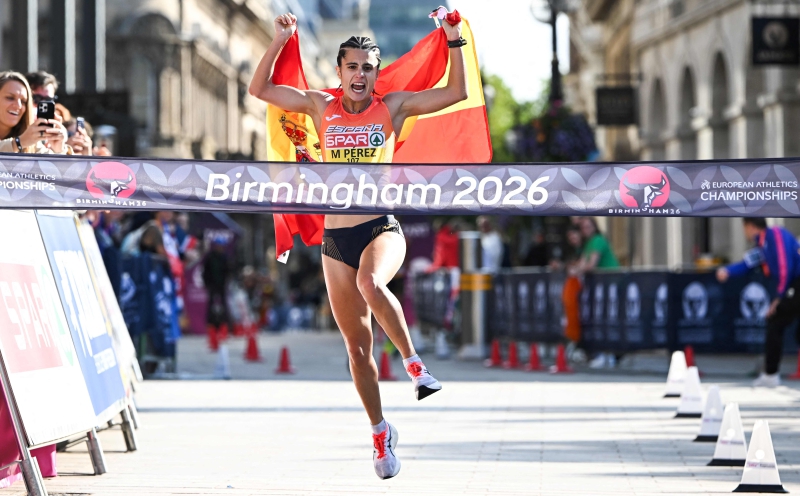 Perez, Fiorini set world records in winning Euro race walk golds