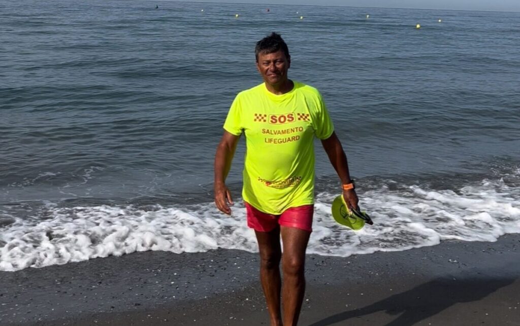 Spain’s oldest lifeguard is 72 and still swims 2km before work on the Costa del Sol