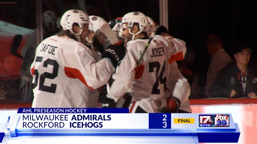 IceHogs capture preseason win against the Milwaukee Admirals