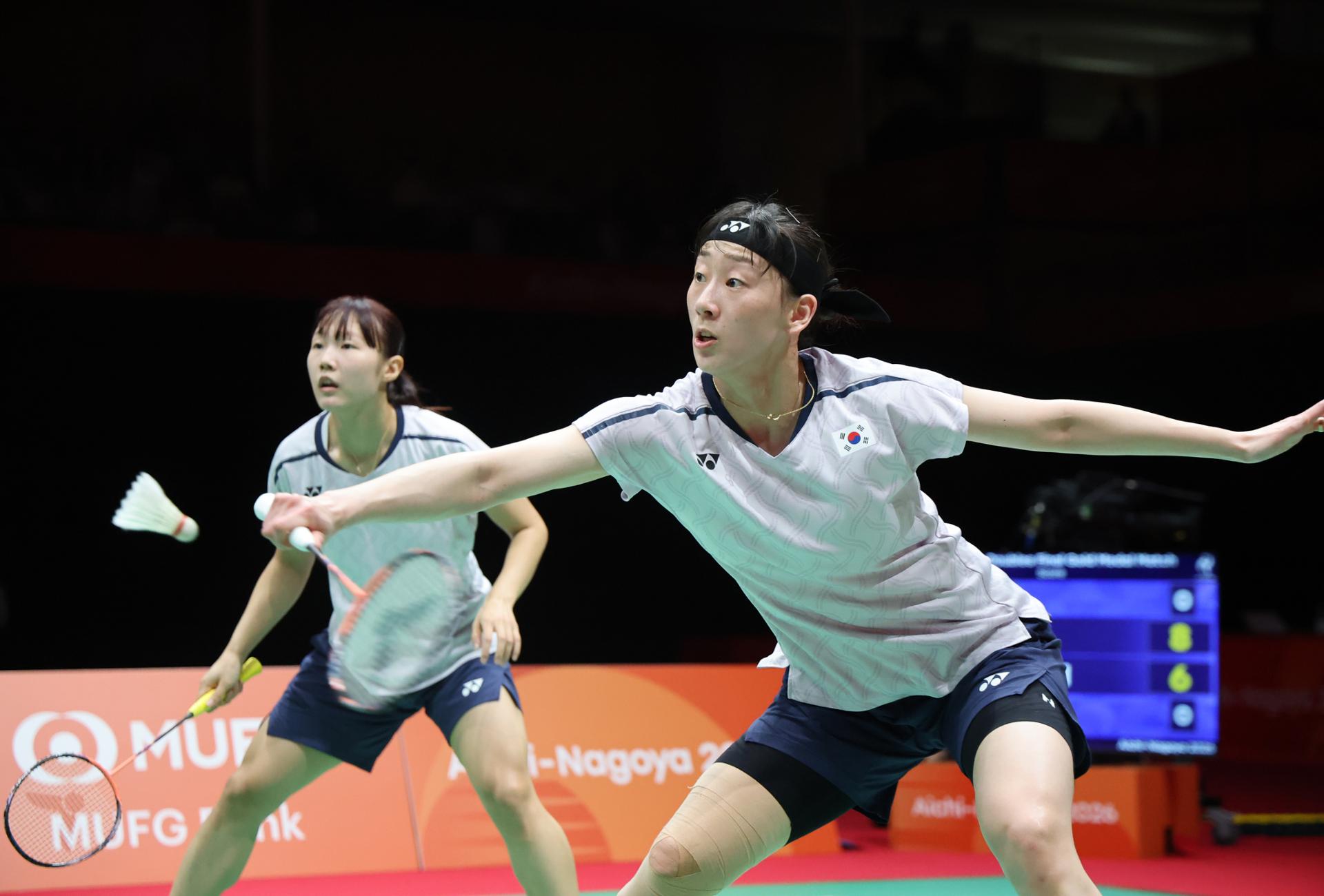 [Asian Games] Lee So-hee, Baek Hana win women's doubles gold in badminton