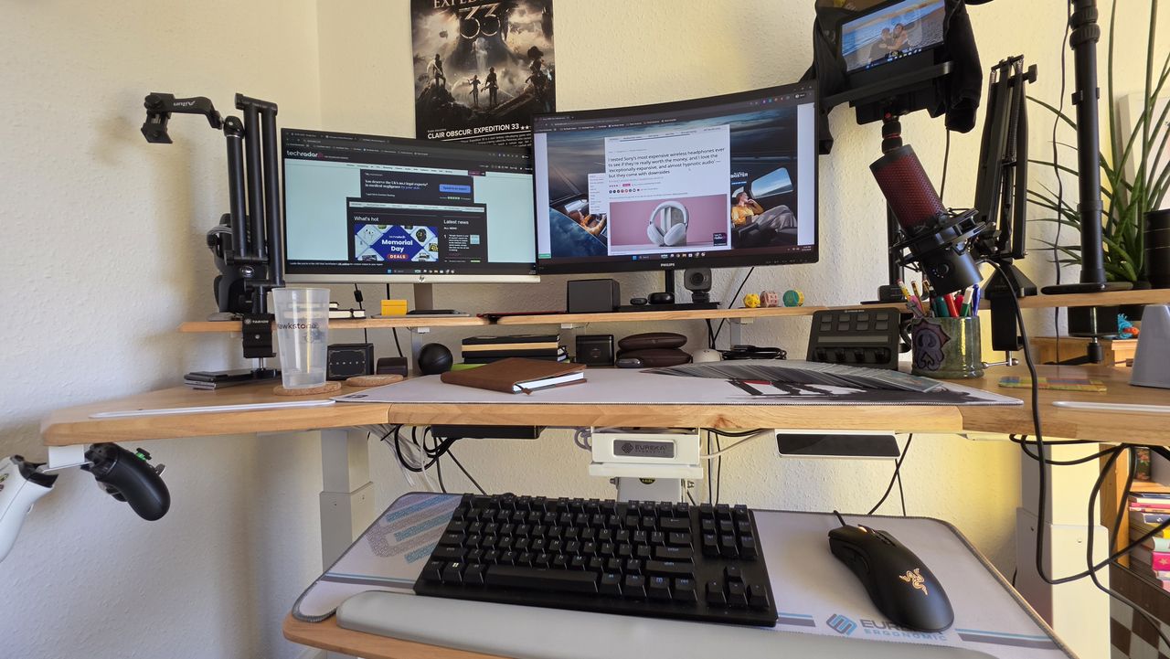 This massive standing desk is everything I need and more — and best of all the Eureka Ergonomic Aero Pro won’t demolish your bank account