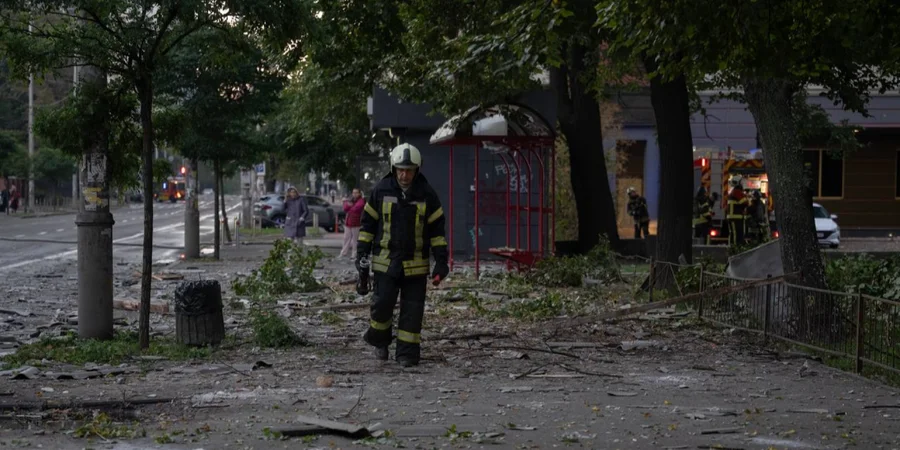 Kyiv targeted in morning Russian strike, causing damage across multiple districts — photo