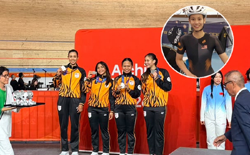 From broken ribs to Asian Games silver: Cyclist Aliana's remarkable comeback