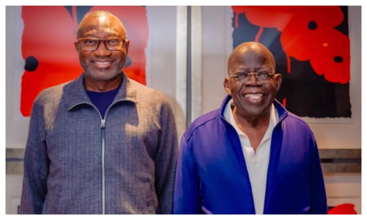 What Otedola discussed with Tinubu in Paris