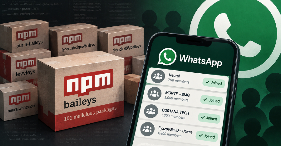 101 Malicious npm Packages Add Developers' WhatsApp Accounts to Groups Without Consent