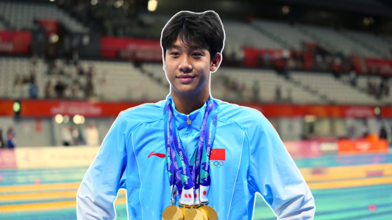19-year-old Zhang Zhanshuo wins 7 Asian Games golds for China