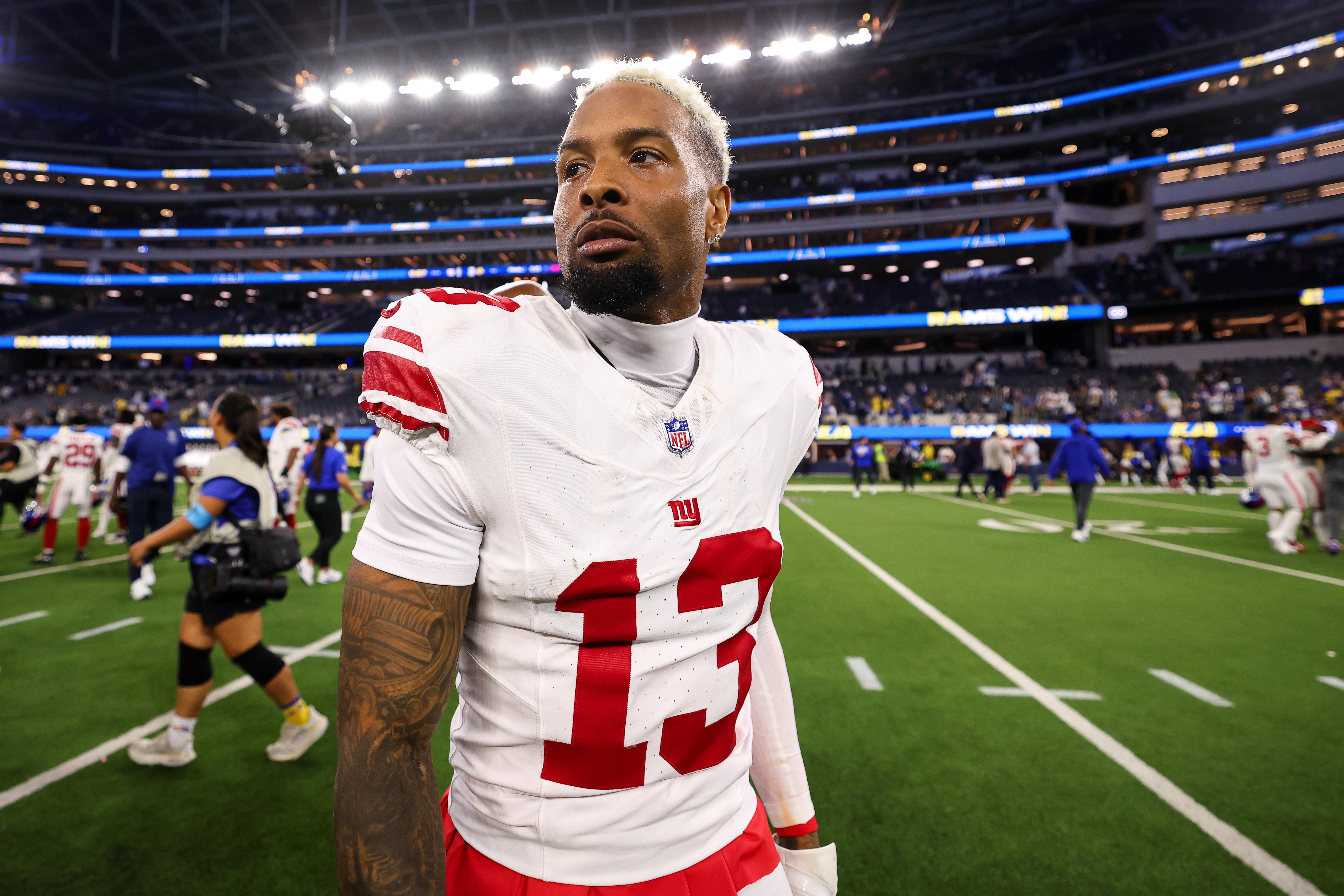 NY Giants release WR Odell Beckham Jr., per reports