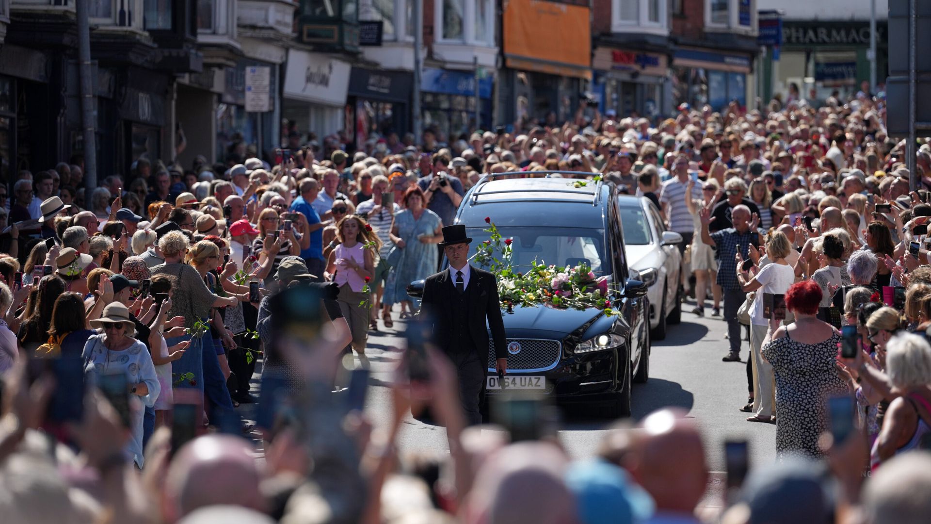 Hundreds gather for Bonnie Tyler procession in Wales ahead of funeral