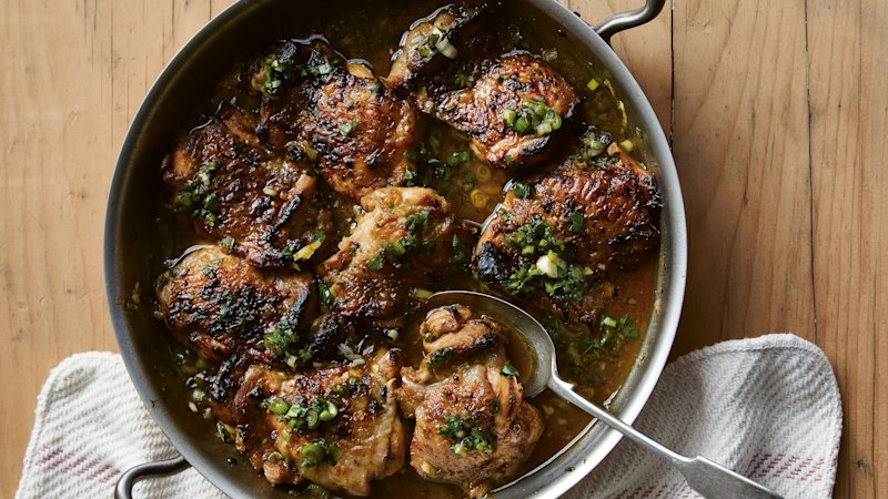 The ‘utterly delicious’ one-pan chicken dish Julia Busuttil Nishimura cooks every week