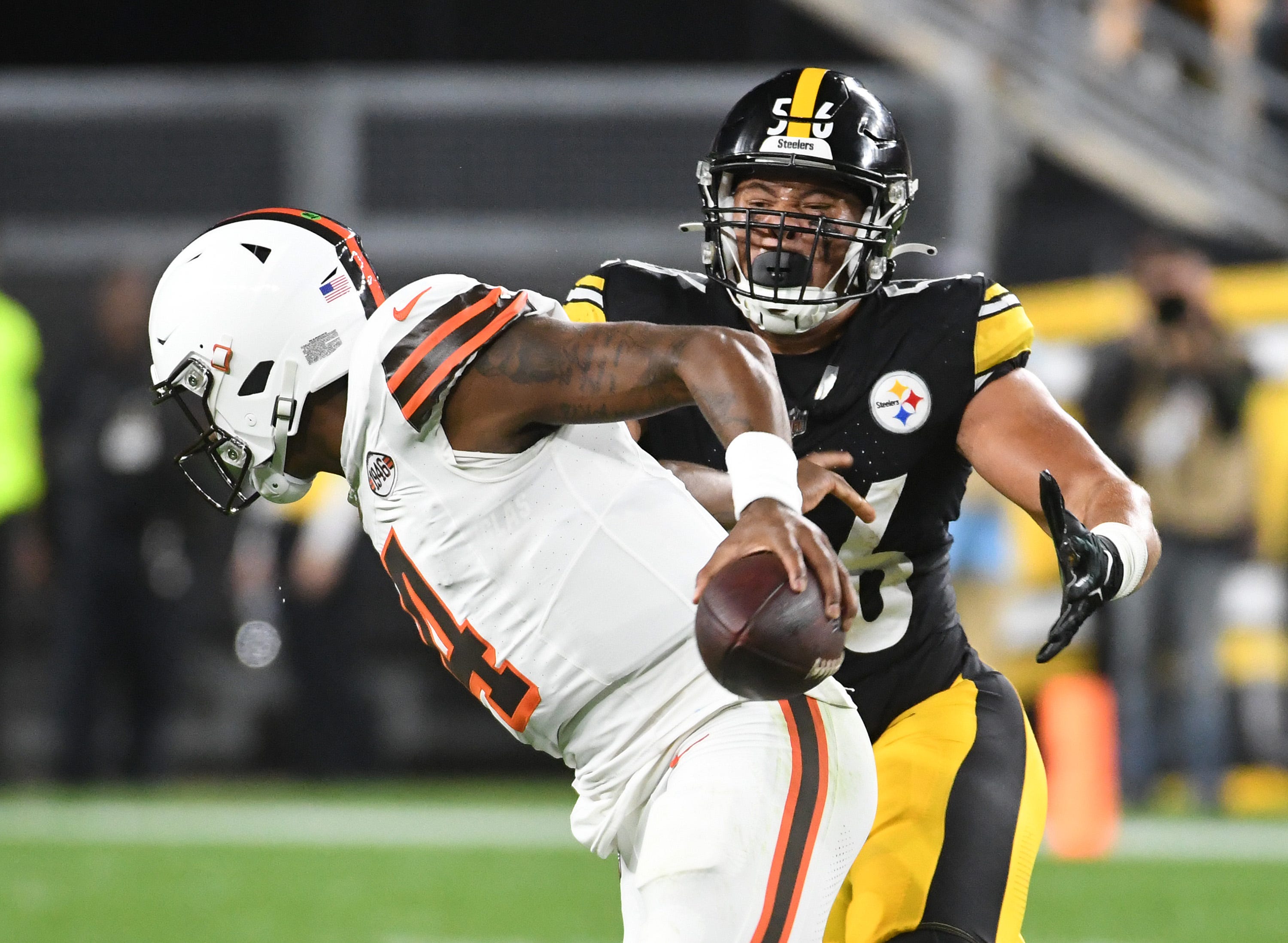 New-look Browns offensive line faces same old Steelers defensive front