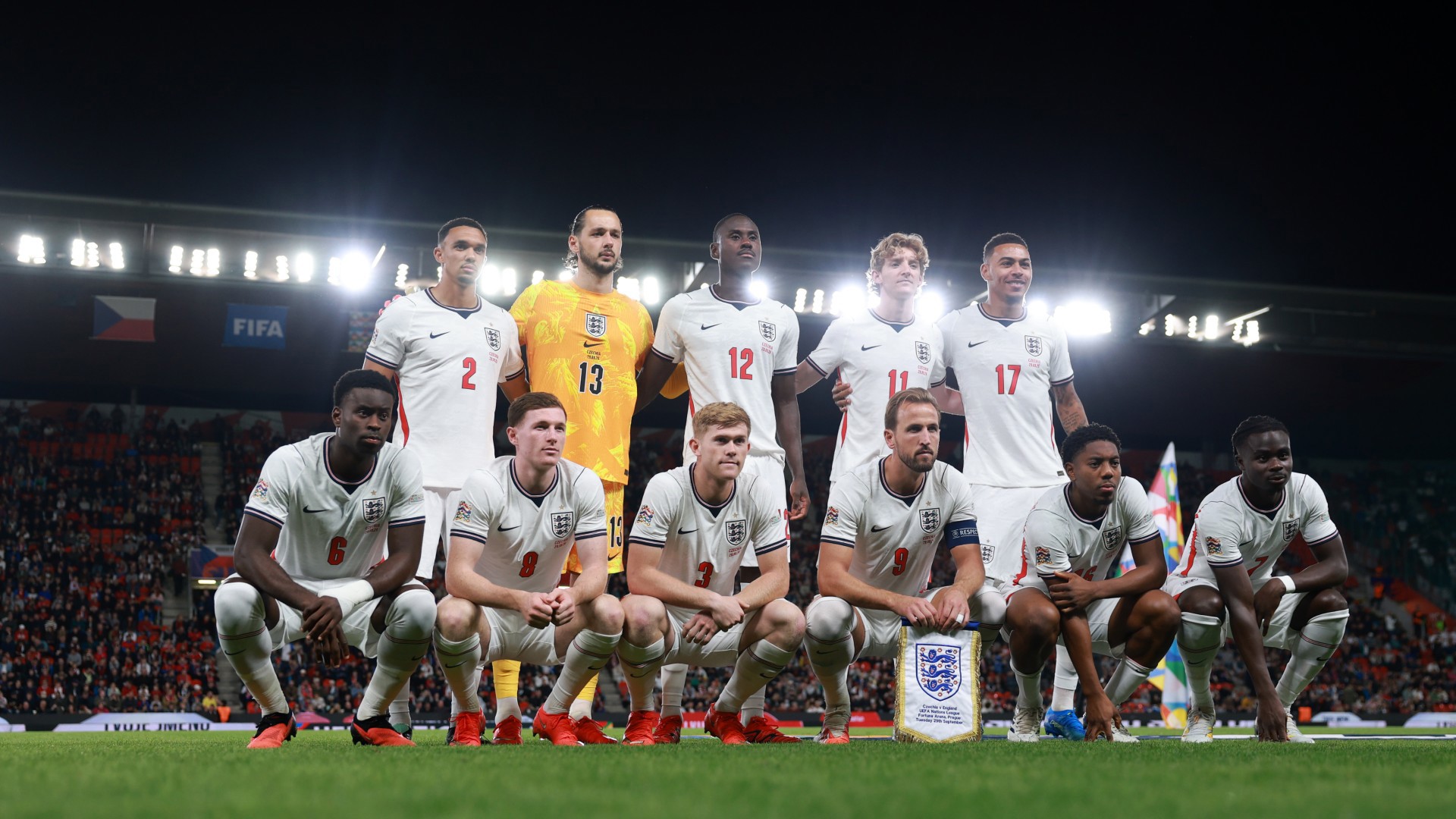 Guéhi and Anderson feature as England beat 10-man Czech Republic