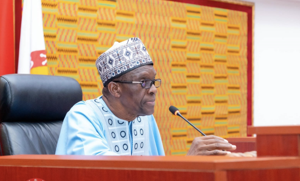 Bagbin adjourns Parliament indefinitely