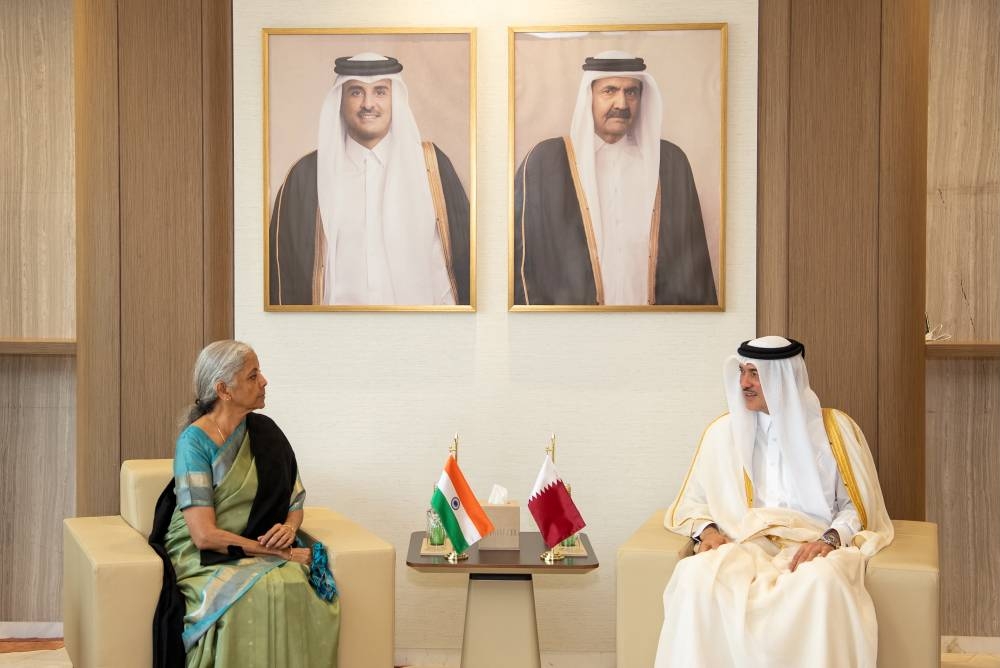 Al Sayed meets Indian finance minister