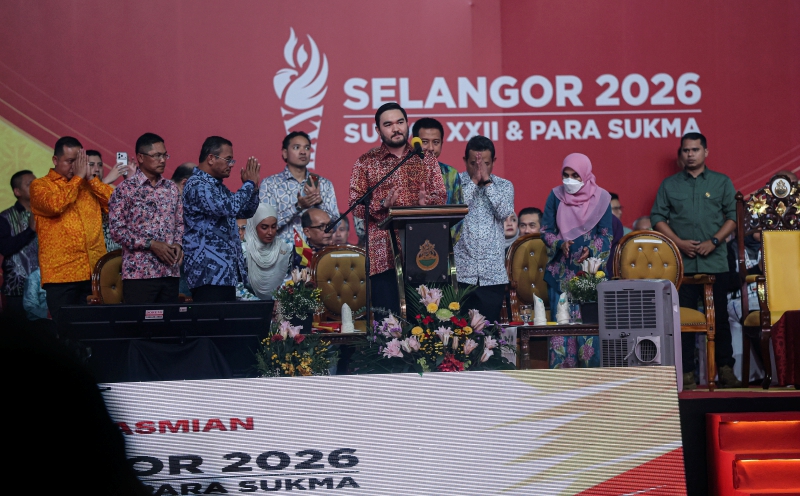 Raja Muda of Selangor officiates opening of 2026 Sukma