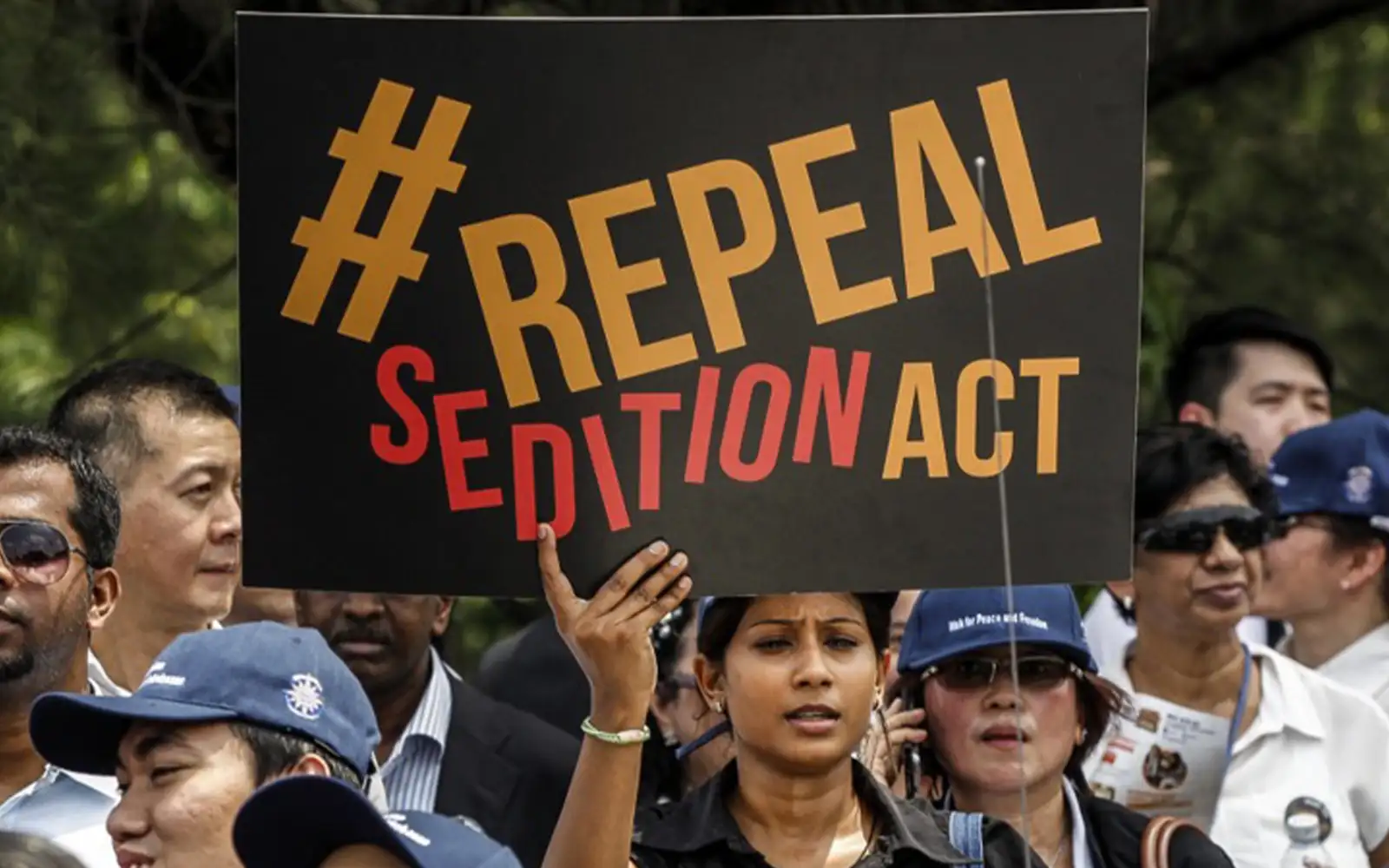Amend the constitution or abolish the Sedition Act