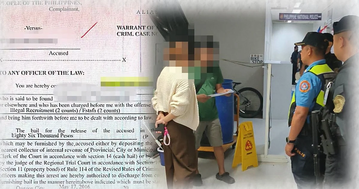 41-year-old Filipino passenger bound for Dubai arrested at Manila airport over illegal recruitment, estafa cases