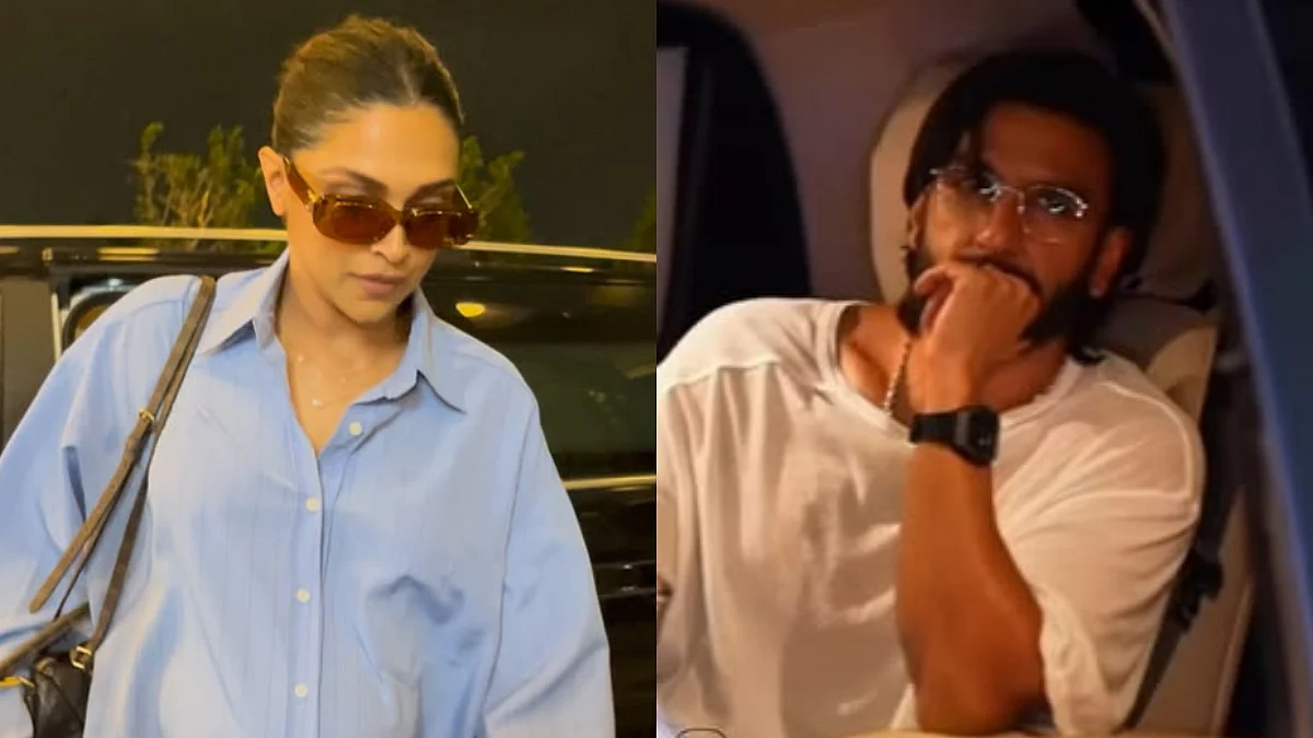 Pregnant Deepika Padukone Heads To Bengaluru Ahead Of Second Baby's Arrival, Ranveer Singh Drops Her At Mumbai Airport- VIDEO