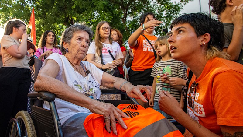 They broke down an 87-year-old’s door with a battering ram. Then Spain erupted