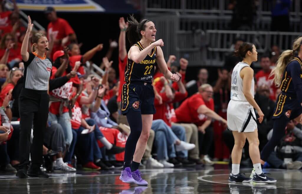 Caitlin Clark’s historic playoff night had everything: 27 points, 15 assists and pure chaos