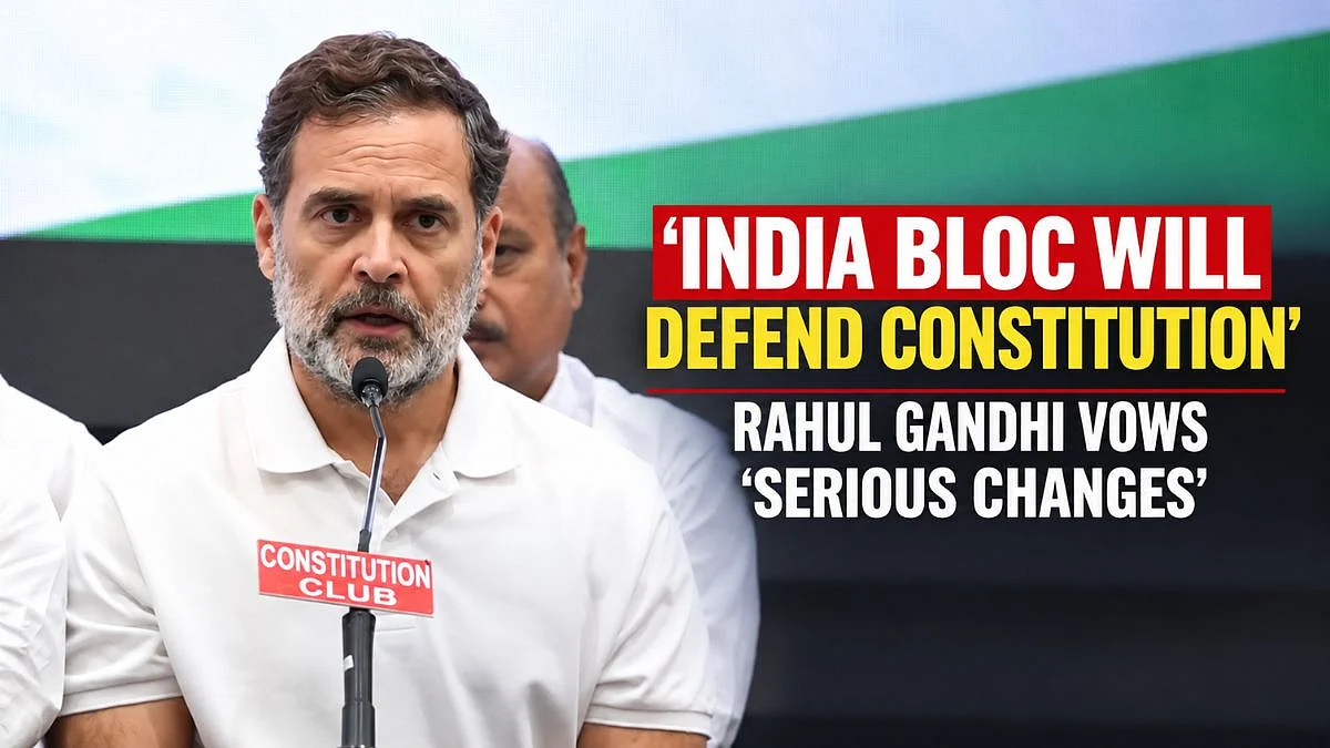‘INDIA Bloc Will Defend Constitution’: Rahul Gandhi Vows ‘Serious Changes’ | VIDEO