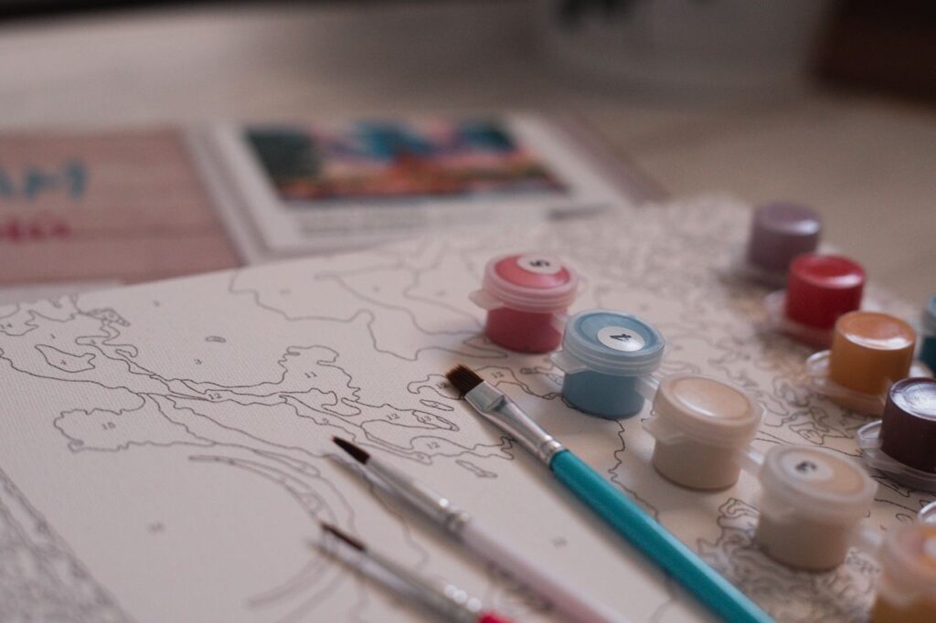 What makes a custom paint by numbers kit a truly personal gift
