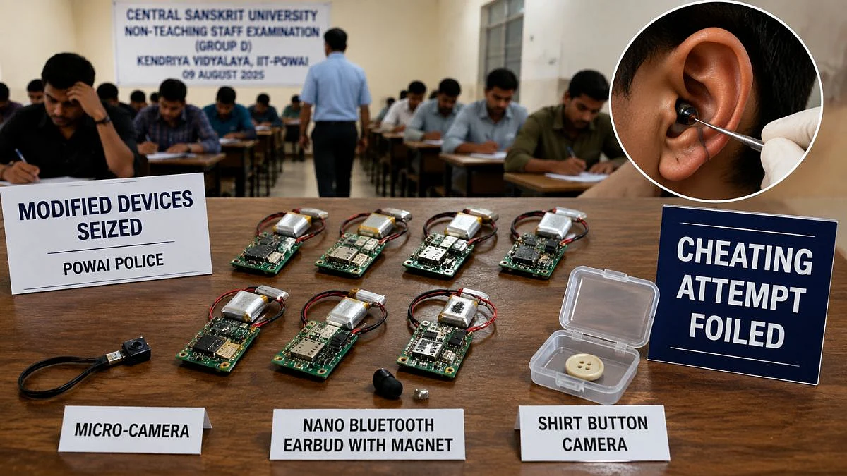 Mumbai Crime: 4 Haryana Candidates Sent To Judicial Custody Over Alleged Cheating Attempt Using Modified Devices In Exam