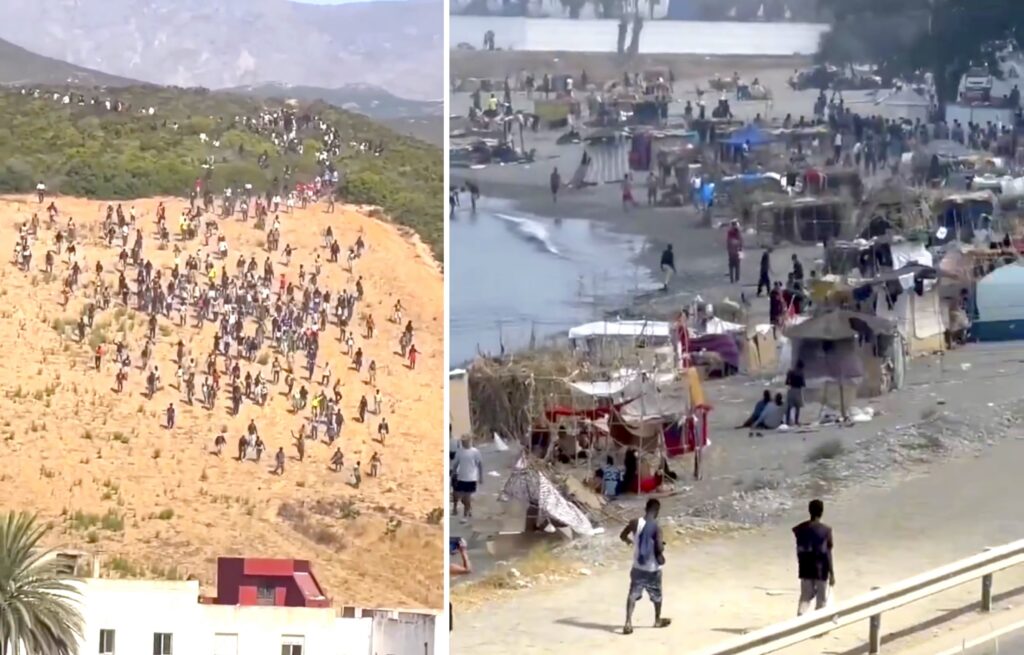 Morocco stops hundreds of migrants near Ceuta border and orders Spanish journalists out