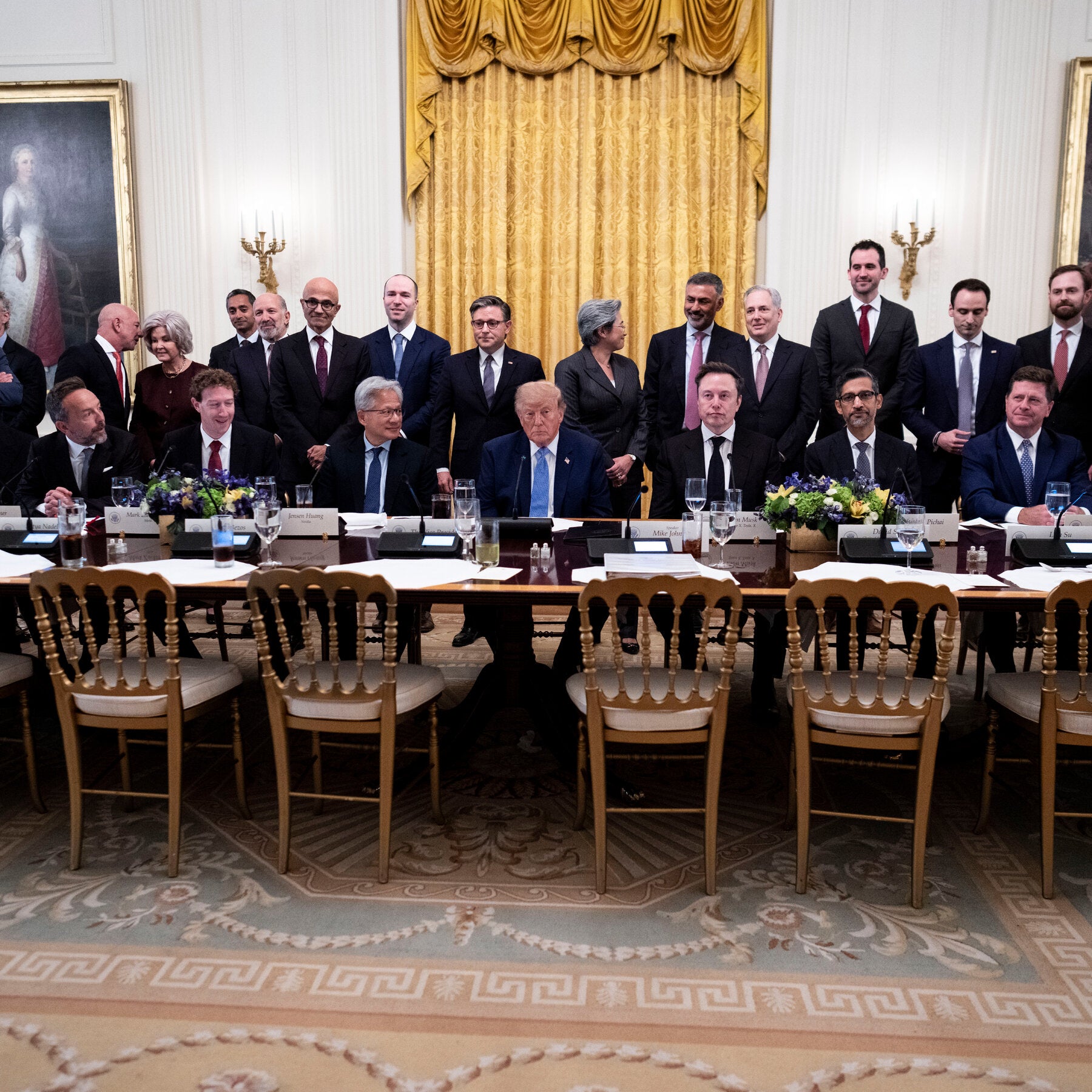 Who Attended Trump’s AI Luncheon, and Who Sat Where