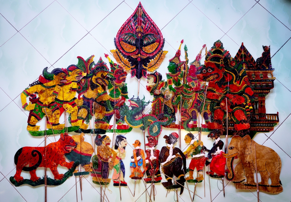 ‘Wayang Kulit’ characters come to life at the hands of a master puppeteer