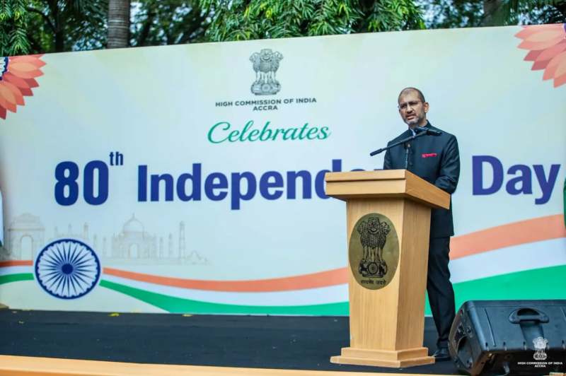 India’s 80th Independence Day marked in Accra with call for inclusive development