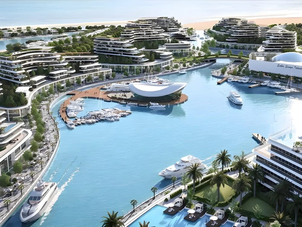 A huge new island destination is taking shape just 50 minutes from Dubai
