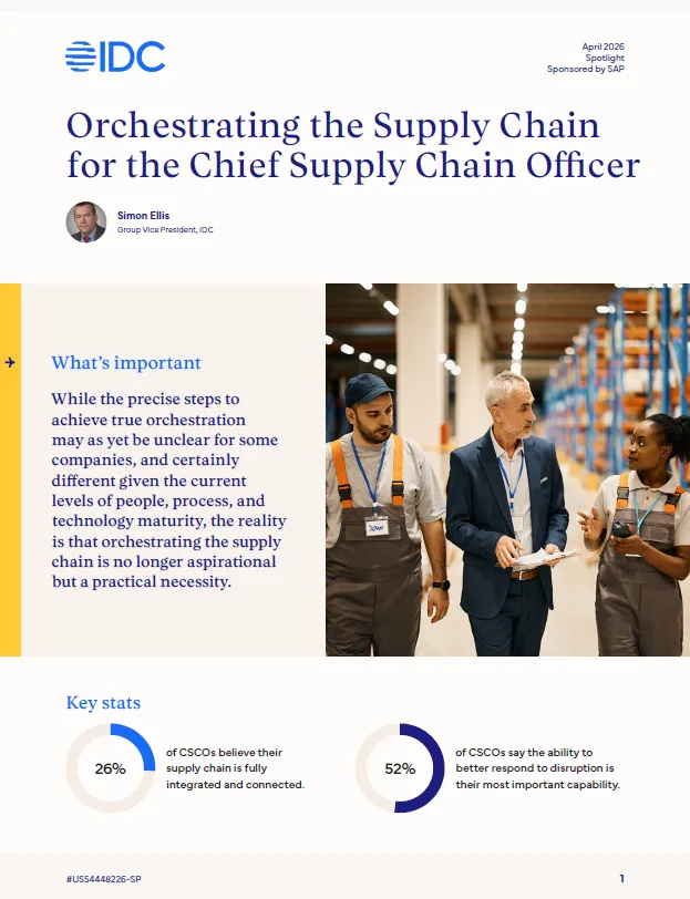 Orchestrating the Supply Chain for the Chief Supply Chain Officer